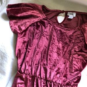 Red velvet dress (kids 14, adult XS)